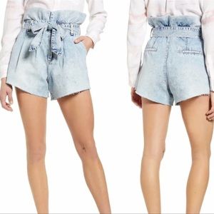 BlankNYC Paperbag High Waist Denim Shorts Sz 28